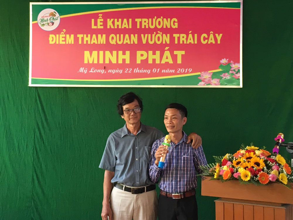 Khai trương điểm tham quan vườn trái cây Minh Phát huyện Cao Lãnh Khai trương điểm tham quan vườn trái cây Minh Phát huyện Cao Lãnh